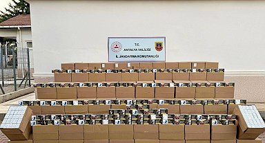 Antalya'da 5 milyon makaron ele geçirildi