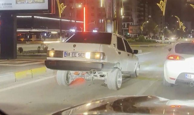 Arabasıyla herkesi şaşırtan o sürücüyü, polis de cezasıyla şaşırttı: 19 bin lira ceza kesildi