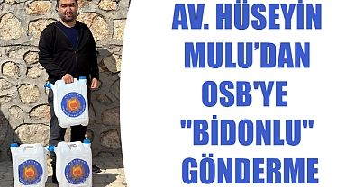 Av. Hüseyin Mulu’dan OSB'ye 