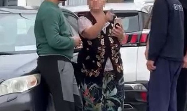 Başakşehir'de park yeri kavgası kameraya yansıdı