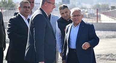 Başkan Büyükkılıç'tan 29 Ekim'de açılması planlanan kavşağa yakın takip