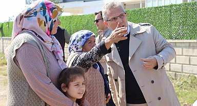 Başkan Tetik, sabah mesaisine Sümer Mahallesi'nde başladı