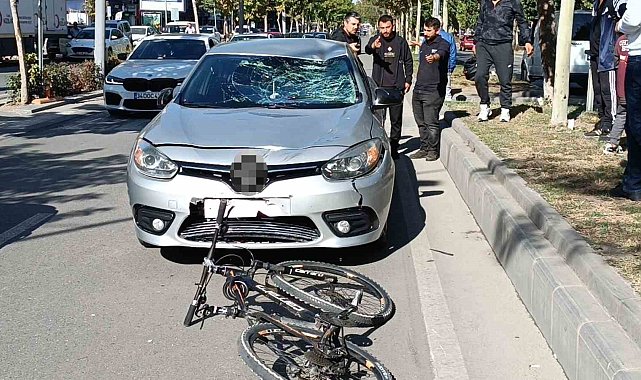 Batman'da otomobilin çarptığı bisikletli ağır yaralandı