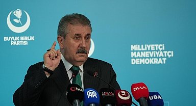 BBP Genel Başkanı Destici: "Gazze'deki soykırımın sorumluları mutlaka yargılanmalı"