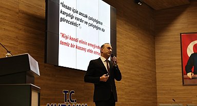 Belediye personeline "İş ahlakı" eğitimi verildi