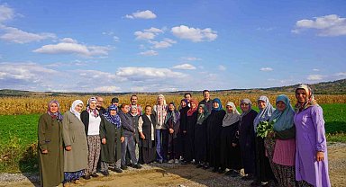 Bilecik'te dağıtılan sebze fidelerinin hasadını yapıldı