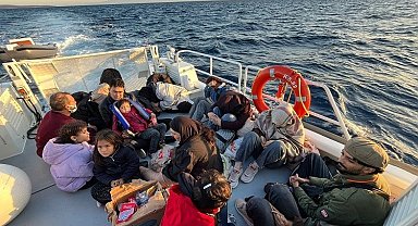 Bodrum'da 24 düzensiz göçmen yakalandı, 19'u kurtarıldı