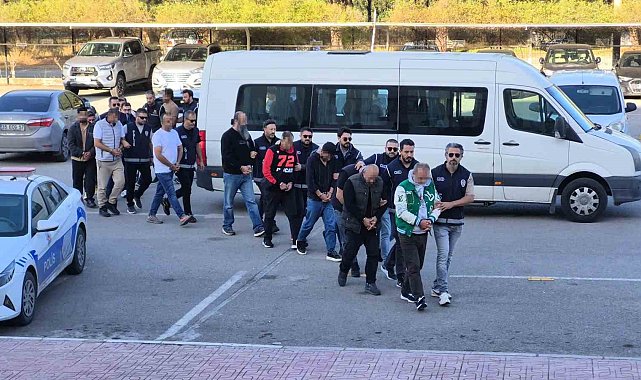 Bodrum'da 9 şüpheli tutuklandı