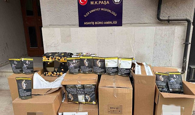 Bursa'da binlerce makaron ve bandrolsüz ürün ele geçirildi