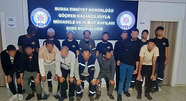 Bursa'da kaçak göçmen operasyonu