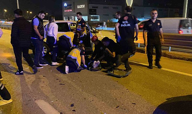 Bursa'da zincirleme kaza: 5 araç birbirine girdi, 3 kişi yaralandı