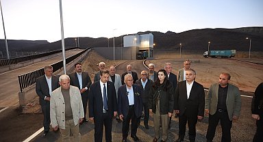 Büyükkılıç'tan Yeşilhisar'daki katı atık transfer istasyonu ve fen lisesine ziyaret