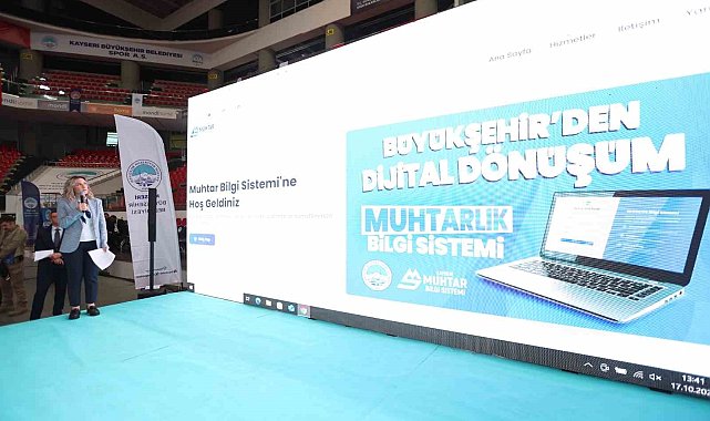 Büyükşehirden muhtarlara dijital kolaylık: Muhtar bilgi sistemi hizmete girdi