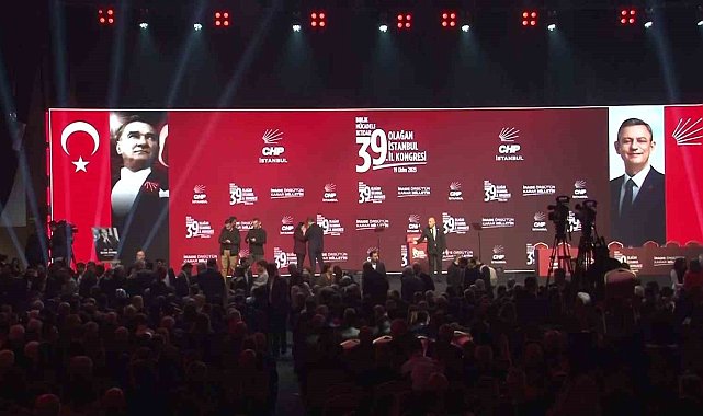 CHP'nin 39. Olağan İstanbul İl Kongresi düzenleniyor