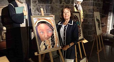 Çivi ile Telin Aşkı: Sabırla ilmek ilmek dokunan eserler sanatseverlerle buluşuyor