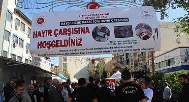 Cizre Müftülüğü, Gazze'ye yardım göndermek için hayır çarşısı kurdu