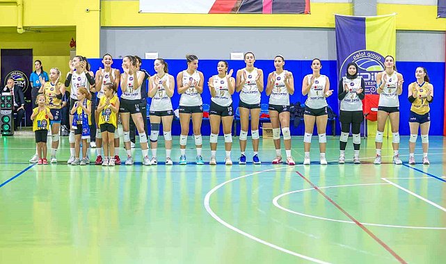 Didim Belediyespor Kadın Voleybol Takımı galibiyet serisini sürdürdü