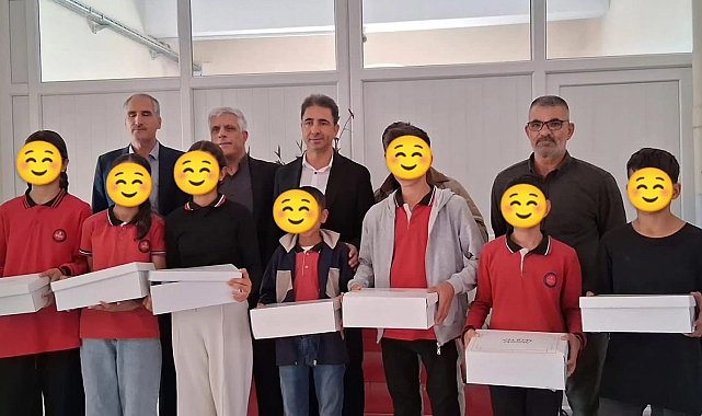 Diyarbakır'da 300 öğrenciye ayakkabı dağıtıldı