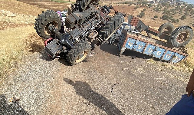 Diyarbakır'da traktör devrildi: 3 yaralı