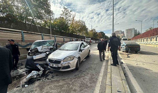 Elazığ'daki zincirleme trafik kazası: 1 ölü, 4 yaralı