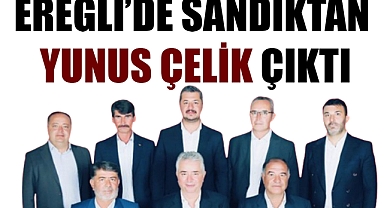 Ereğli’de Sandıktan Yunus Çelik Çıktı