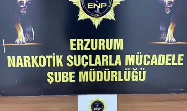 Erzurum polisinden uyuşturucuya geçit yok