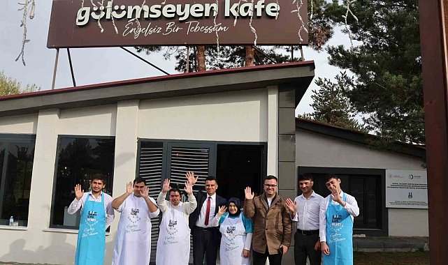 Erzurum'da "Gülümseyen Kafe" özel bireylerin üretim merkezi oldu