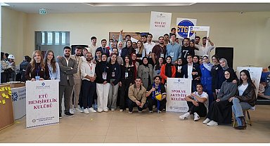 ETÜ'nün öğrencileri kulüp tanıtım festivalinde buluştu