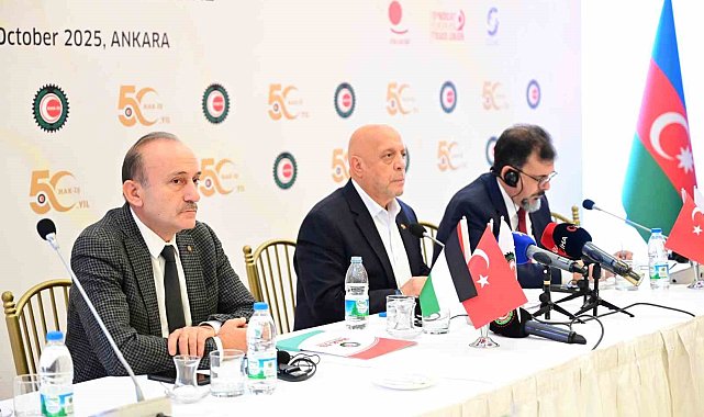 HAK-İŞ Başkanı Arslan: "HAK-İŞ, Filistin ve Gazze'de yapılan katliamlara ve soykırıma karşı net bir tavır ortaya koymuştur"