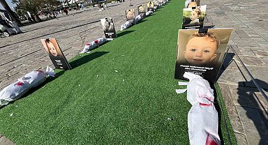 İzmir'de "Vicdan Sergisi" ile Gazze'nin acısına dikkat çekildi