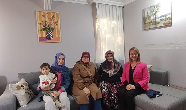 Kadın başkandan kadın muhtarlara anlamlı ziyaret