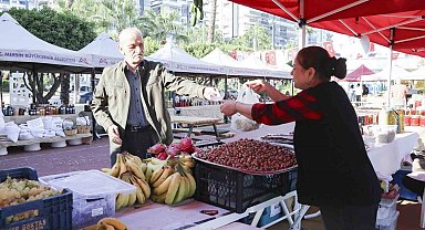 Kadın üreticilerin el emeği ürünleri 'Hasat Pazarı'nda