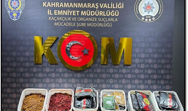 Kahramanmaraş'ta kaçakçılıkla mücadele