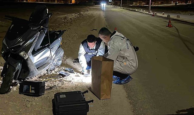 Karaman'da devrilen motosikletin genç sürücüsü ağır yaralandı