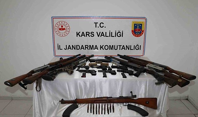 Kars'ta jandarmadan silah operasyonu