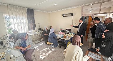 Kaymakam Evlice'den Halk Eğitimi Merkezi'ne ziyaret