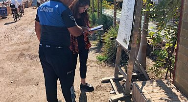 Kemer'de zabıtandan restoranlara denetim