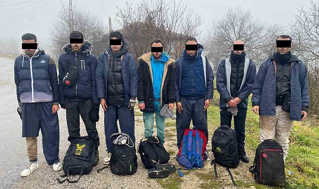 Kırklareli'nde 9 kaçak göçmen yakalandı
