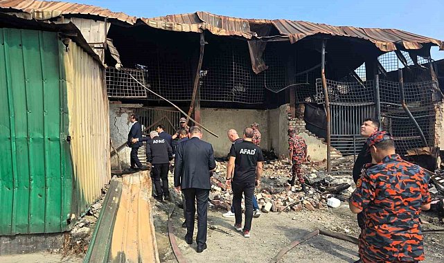 Kocaeli İtfaiyesi Bangladeş'te de görev başında