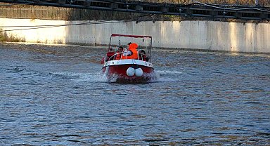 Kura Nehri'nde tekne heyecanı