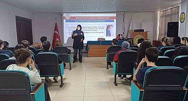Lise öğrencilerine ilkyardım semineri