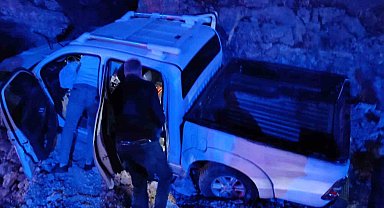 Mardin'de pikap şarampole devrildi: 1 yaralı