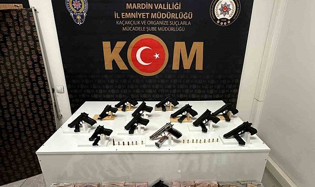 Mardin'de silah kaçakçılığı operasyonu: 1 tutuklama