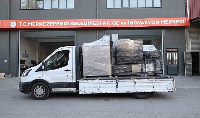Merkezefendi Belediyesinin 31. mama makinesi Eskişehir'e teslim edildi