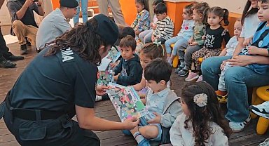 Mersin'de jandarma personeli çocuklarla etkinlik yaptı