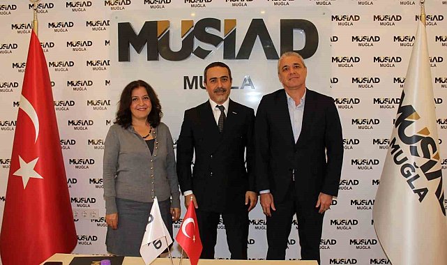 MSKÜ, İİBF Dekanı Görgülü'den MÜSİAD Muğla Şubesine iade ziyareti