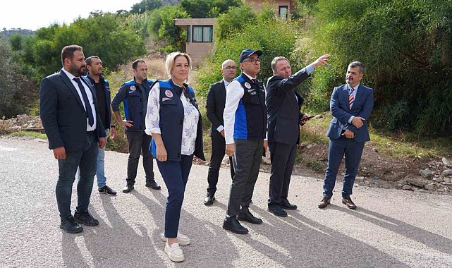 MUSKİ Genel Müdürü Şengül Fethiye'deki saha çalışmalarını inceledi
