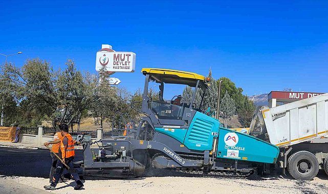 Mut'ta yenilenen yollar ulaşımı rahatlattı