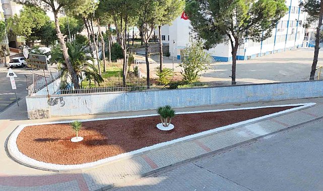 Nazilli Belediyesi, Cumhuriyet Mahallesi'ndeki peyzaj çalışmalarını tamamladı