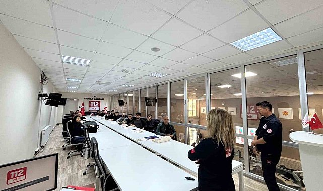Öğrenciler acil durum süreçlerini yerinde gözlemledi